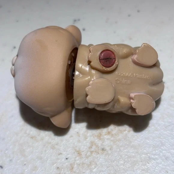 Authentic Littlest Pet Shop Hamster brown LPS #45 G1 Blue Eyes Vintage - Picture 4 of 5